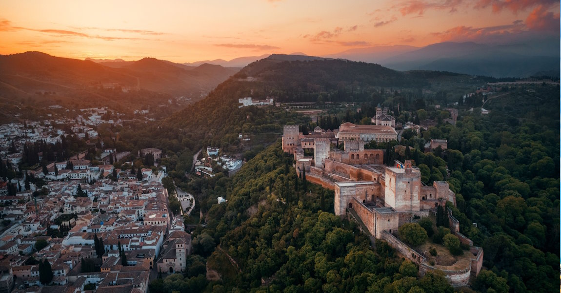 Alhambra in Granada, Spanien