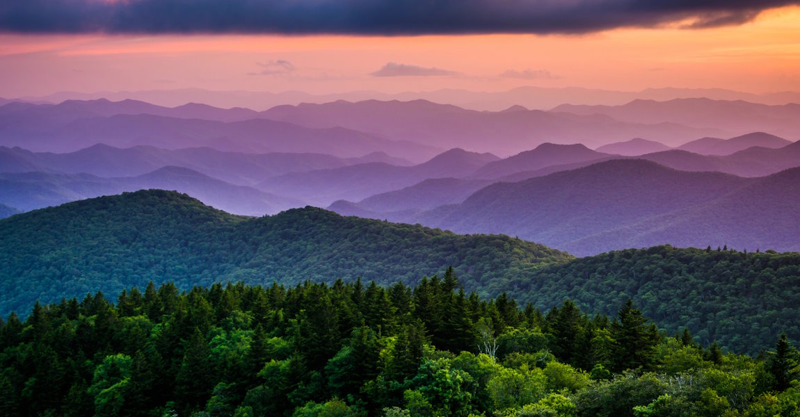 Appalachen Blue Ridge Mountains