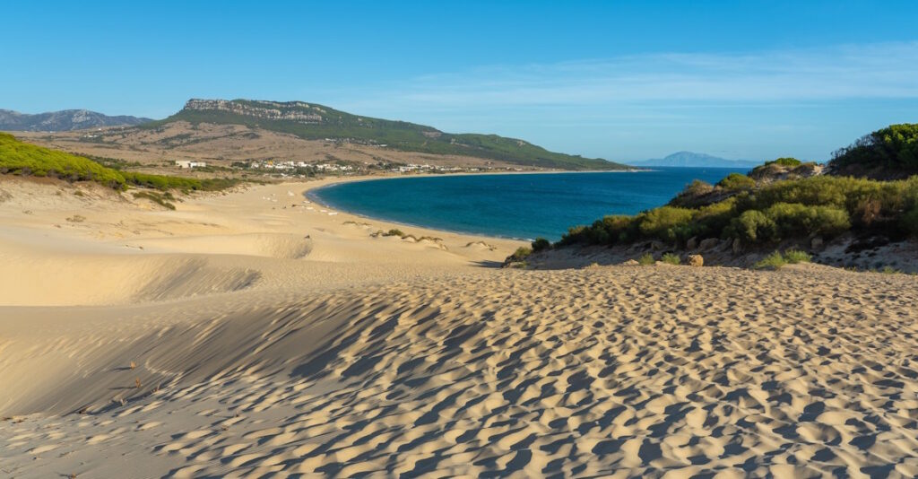 Dünen in Estrechio in Bolonia, Andalusien