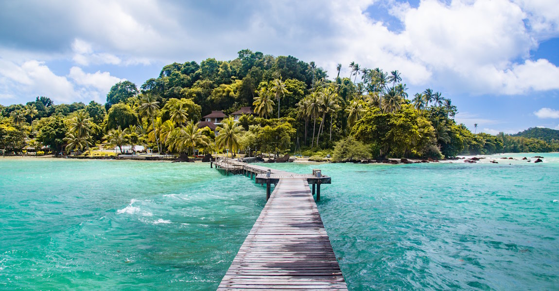 wunderschöne Kho Mak Insel in Thailand