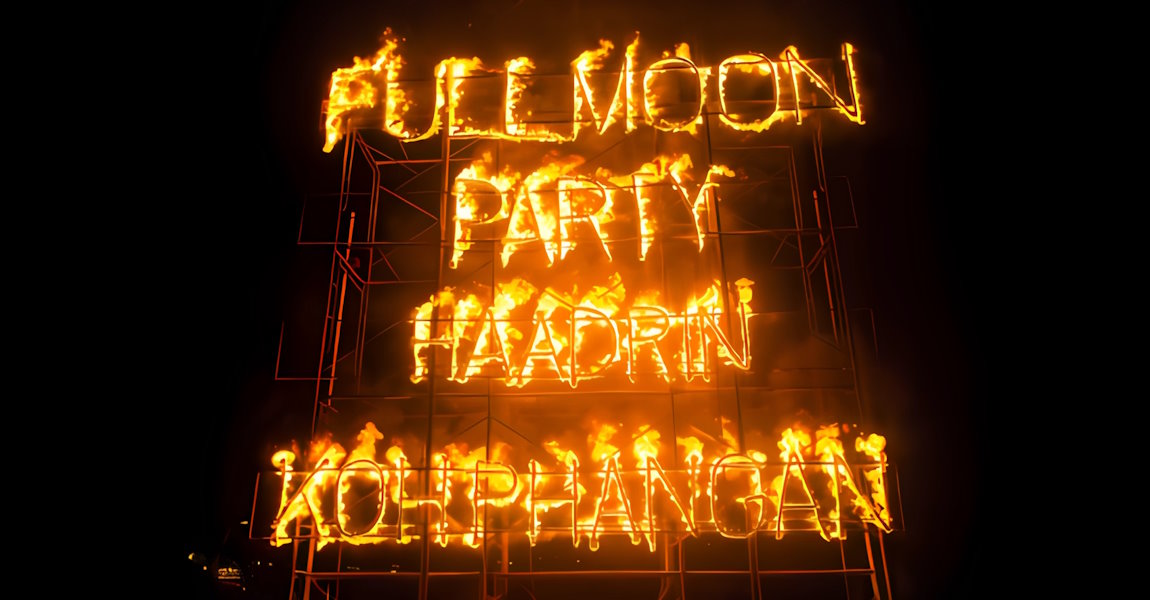 Kho Pangan Fullmoon Party Haardrin Beach