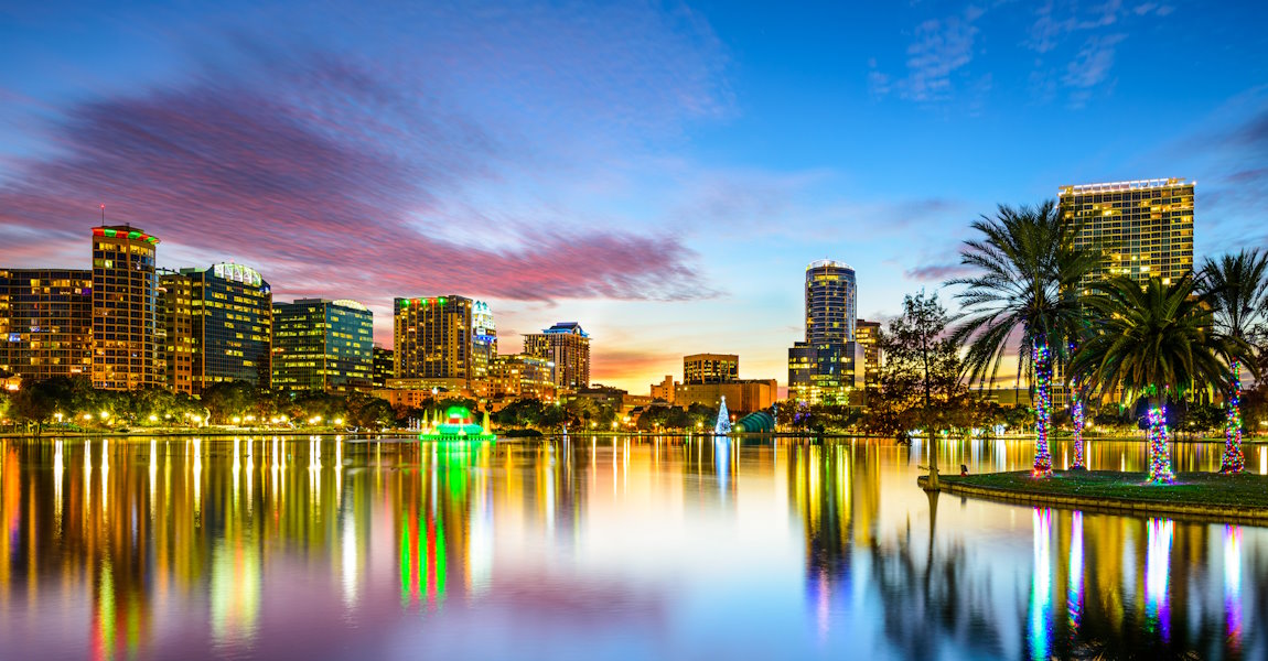 Orlando Florida bei Nacht