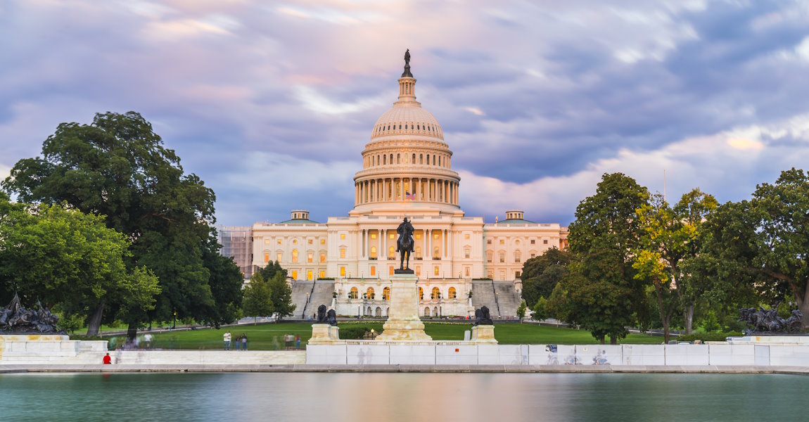 Washington DC mit dem US-Capitol