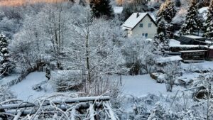 Gartenhaus winterfest machen vor einem längeren Auslandsaufenthalt