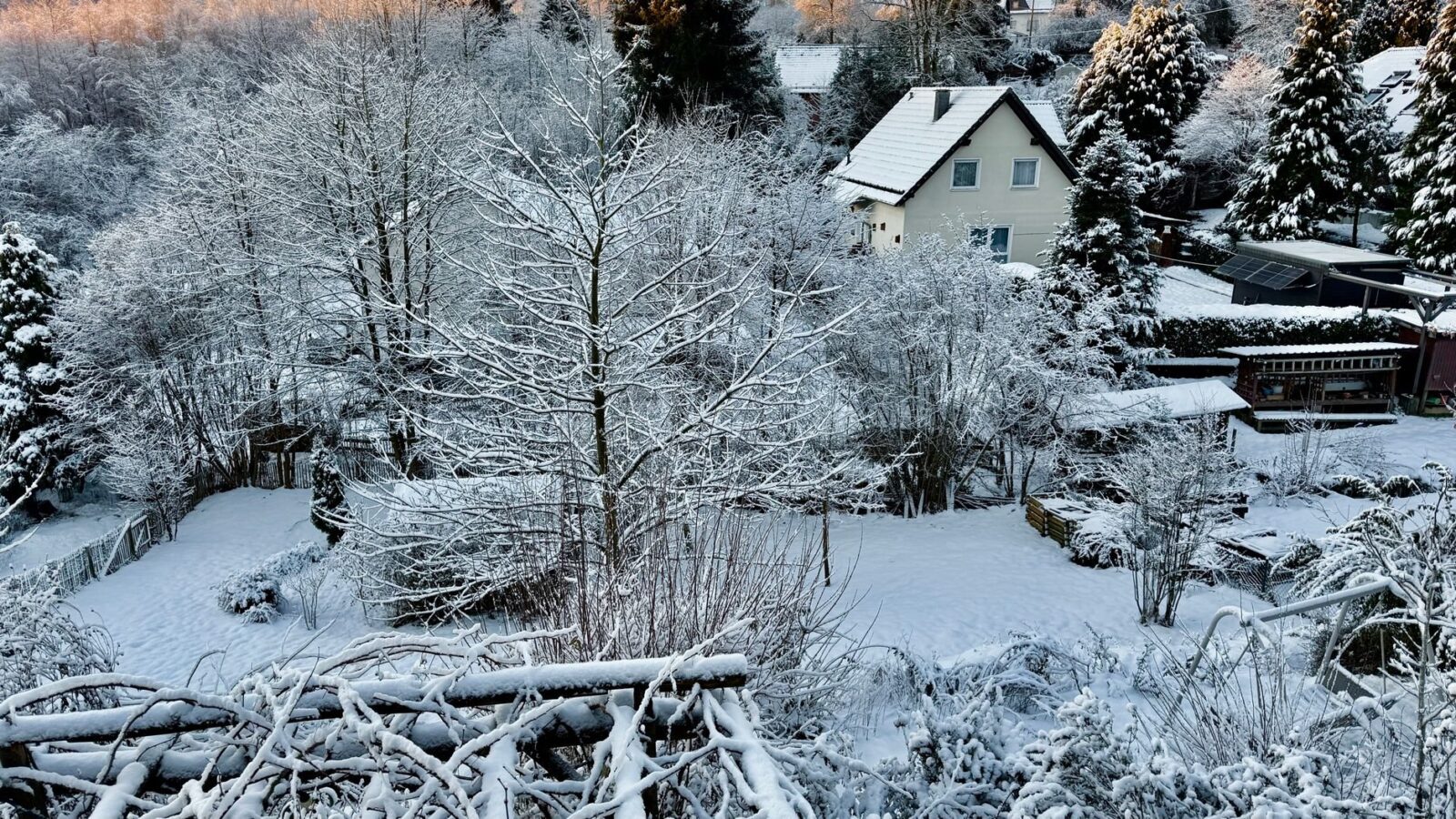 Gartenhaus winterfest machen vor einem längeren Auslandsaufenthalt